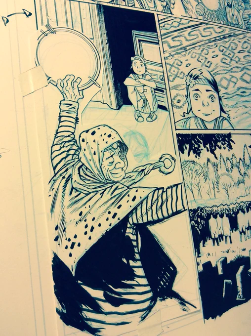 It's not always monsters. Sometimes it's dancing old ladies and little girls. 