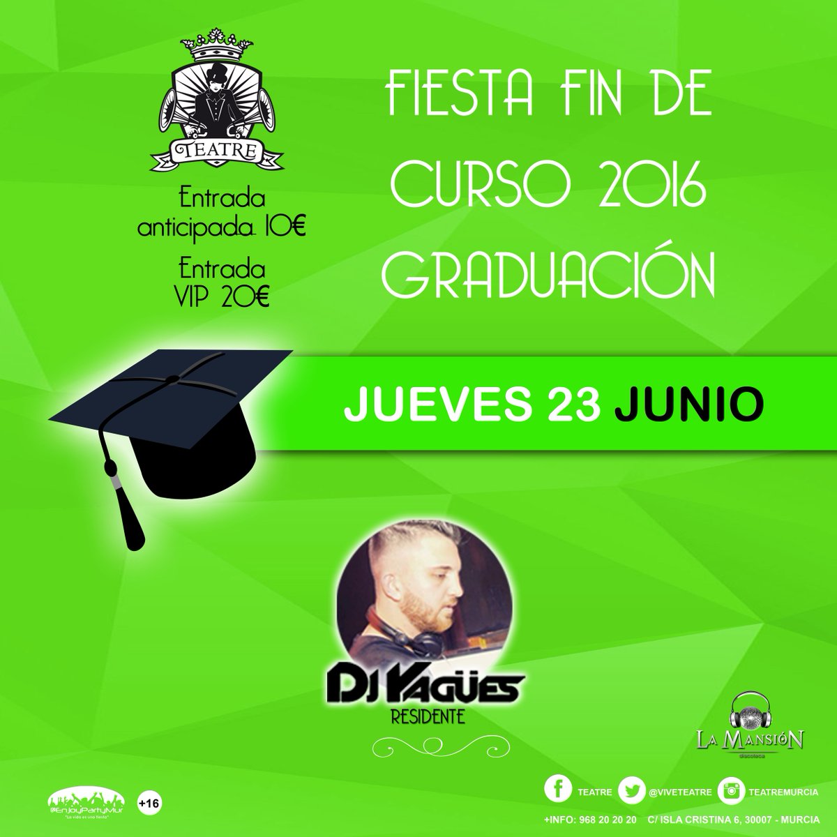 #graduacion #Murcia #junio <a href="/YaguesDJ/">YAGÜES</a>