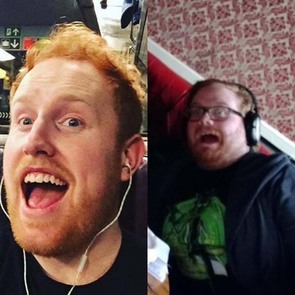 HoziersGuitars's tweet photo. The moment we realized something in common besides being ginger and Irish here. @gavinjames @RobHand #standardpose https://t.co/DMzqzEkZPZ