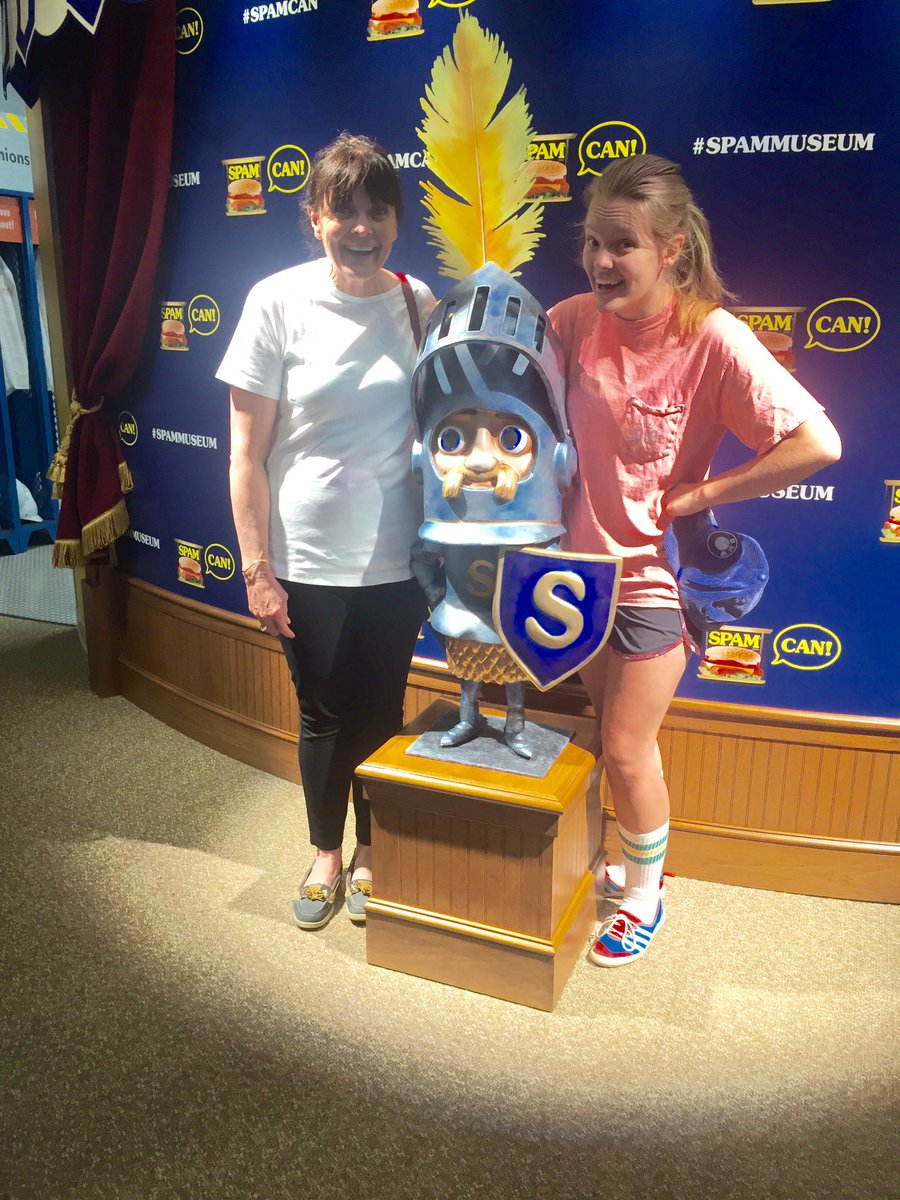 ebethsherm's tweet photo. We're at the Spam Museum for today's dose of culture #spamcam https://t.co/tE7eFYVqCb