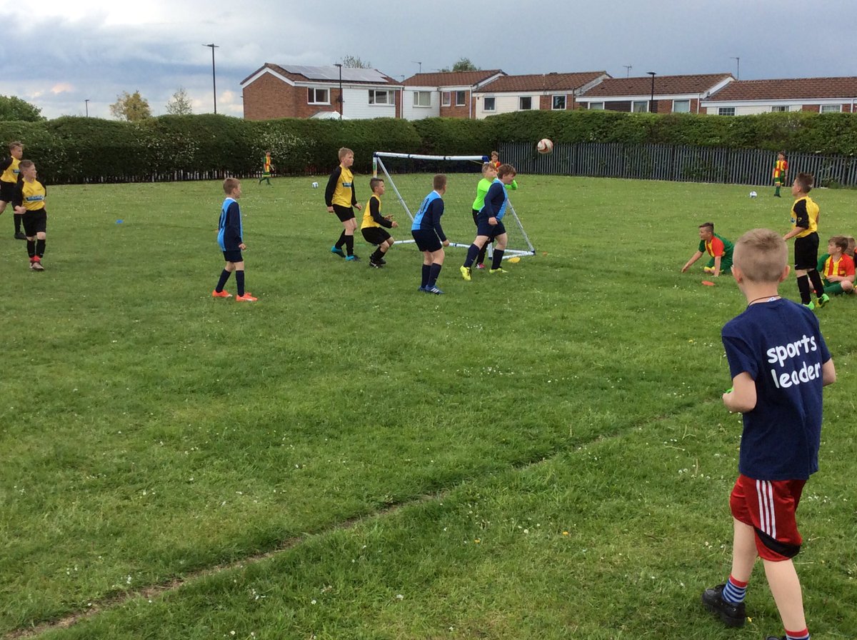 Brill football competition @AngrambankPE well done to winners Greengate Lane and High Green late finish worth it!!