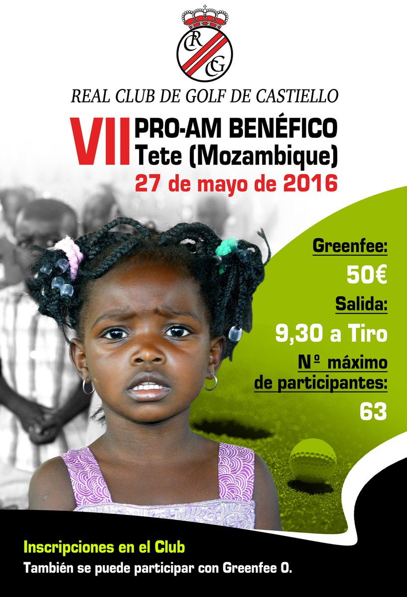 Organizamos un Torneo Benéfico de Golf. Te animas?.Visita nuestro Facebook