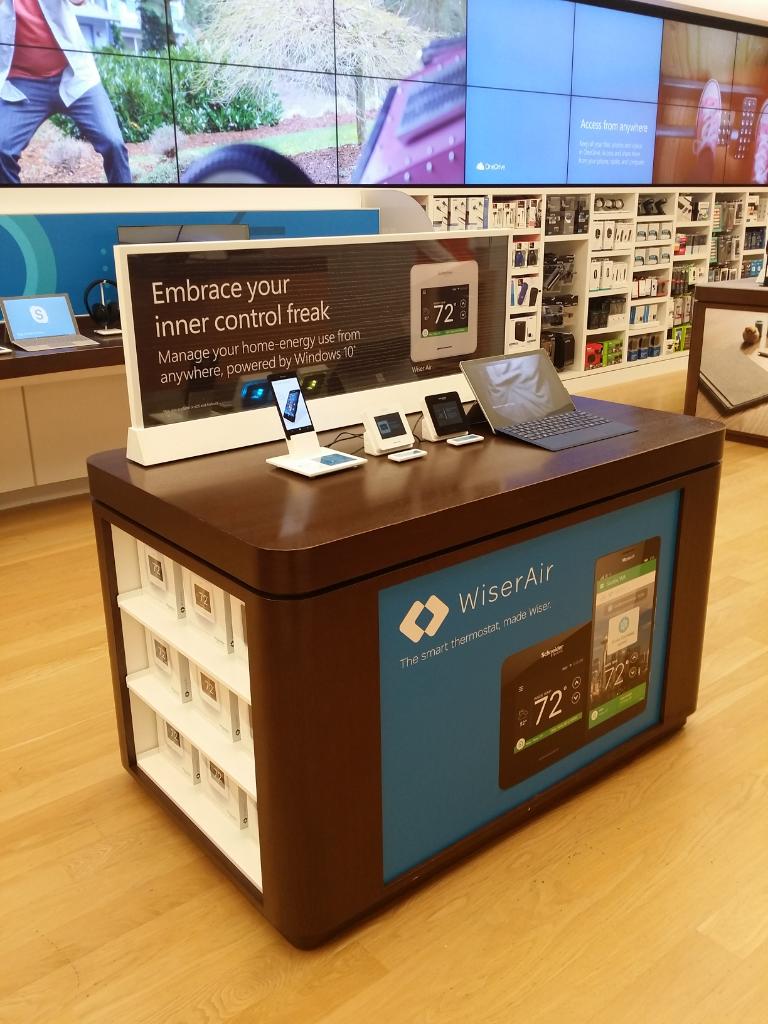 Our display in <a href="/MicrosoftStore/">Microsoft Store</a>  at the <a href="/southcoastplaza/">South Coast Plaza</a> Mall! #Getwiser #Microsoft