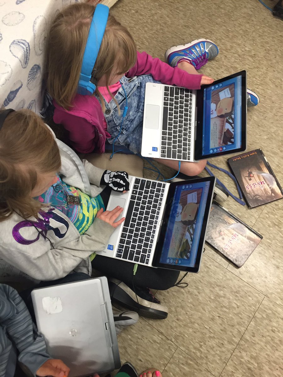 MrsStefanik's tweet photo. Daily 5 listen to reading #daily5 #listentoreading #readingwithsomeone https://t.co/IsCvAyQaeS