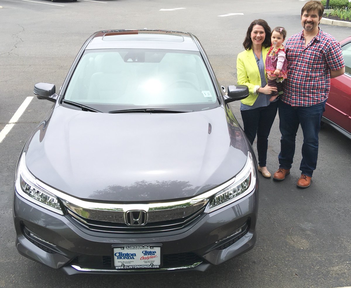 PerryHonda's tweet photo. Thanks Dierdre, Chris &amp; Margaret B. for buying your Accord from Perry Snitkin!

perrys@clintonhonda.com
#perryhonda https://t.co/uDYOVY3DzB