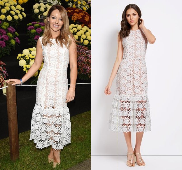 .<a href="/KatiePiper_/">Katie Piper OBE</a> looked fantastic today at The Chelsea Flower Show in <a href="/lostinkofficial/">LOST INK</a> dress  bit.ly/1WKZapS