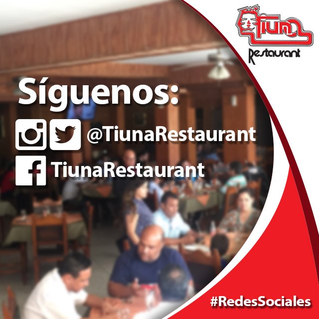 TiunaRestaurant's tweet photo. En nuestras redes compartimos promociones, tips, curiosidades y más, ¡Síguenos!  #TiunaRest  #RRSS https://t.co/kpQqMMeVdy