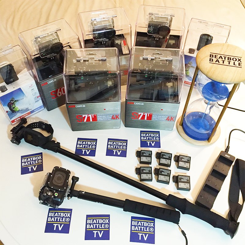 We like to thank AEE Technology for the brand new action cameras for Maximum Respect - The Beatbox Battle TV Show