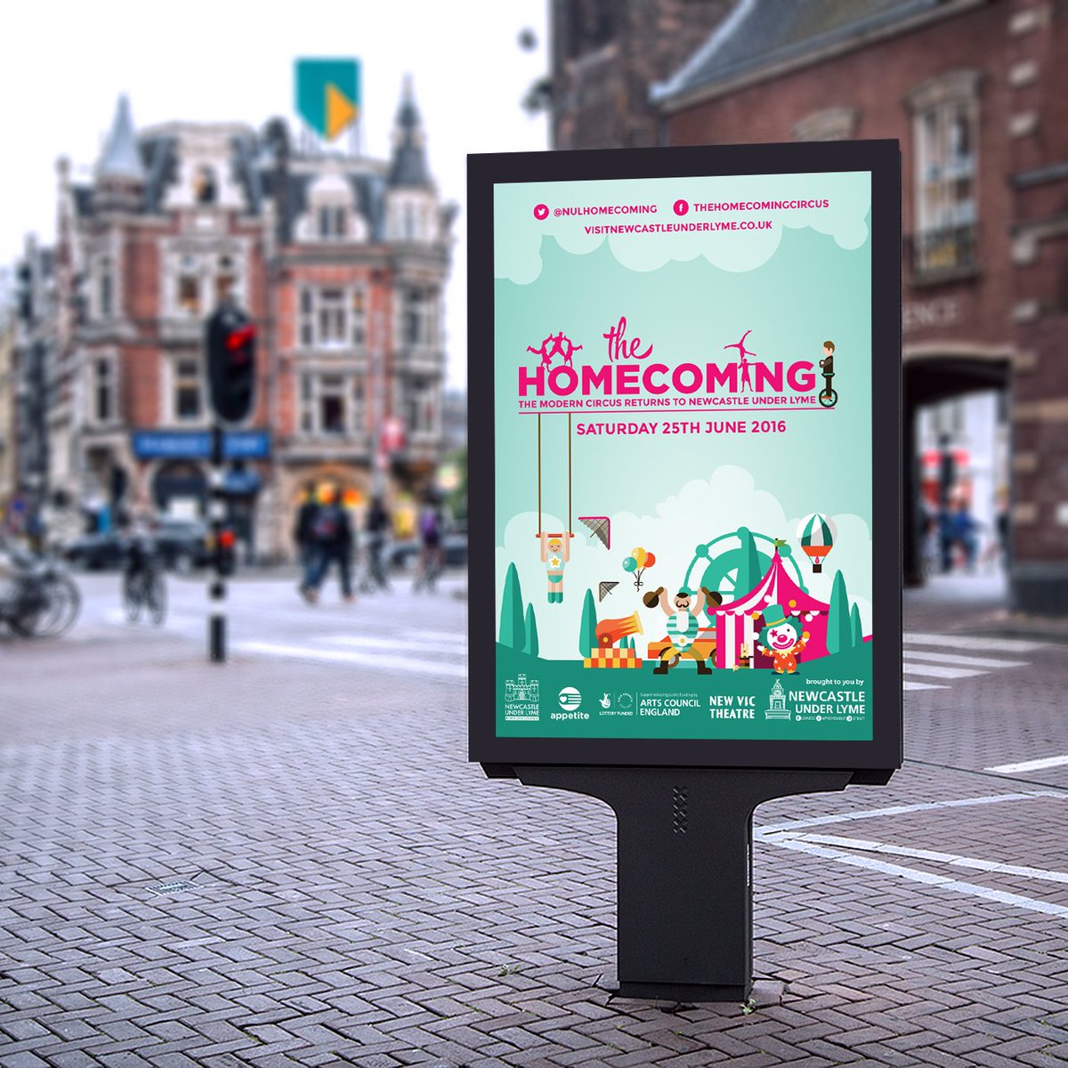 FunkeDesigns's tweet image. Something a little different for a local event... #logo #brand #branding #graphicdesign #Poster #signage #circus