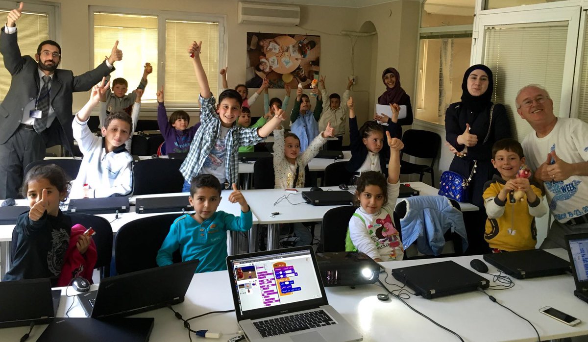 DS4Today's tweet image. Busy day. Cool code. Amazing grace. #refugeecodeweek #ShareHumanity 
#CodingistheNewLanguage