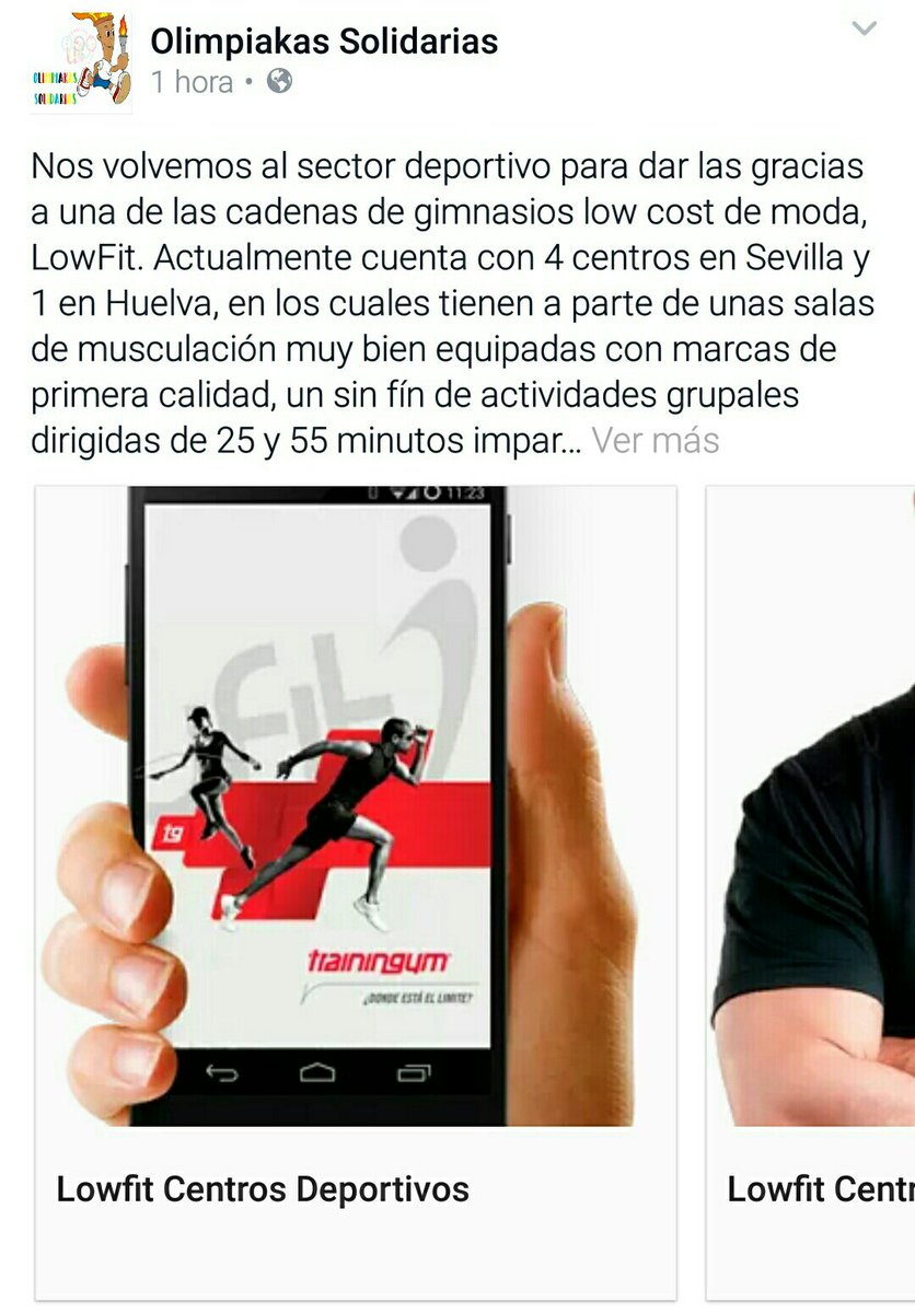 Patrocina este evento: LowFit Centros Deportivos m.facebook.com/olimpiakassoli…