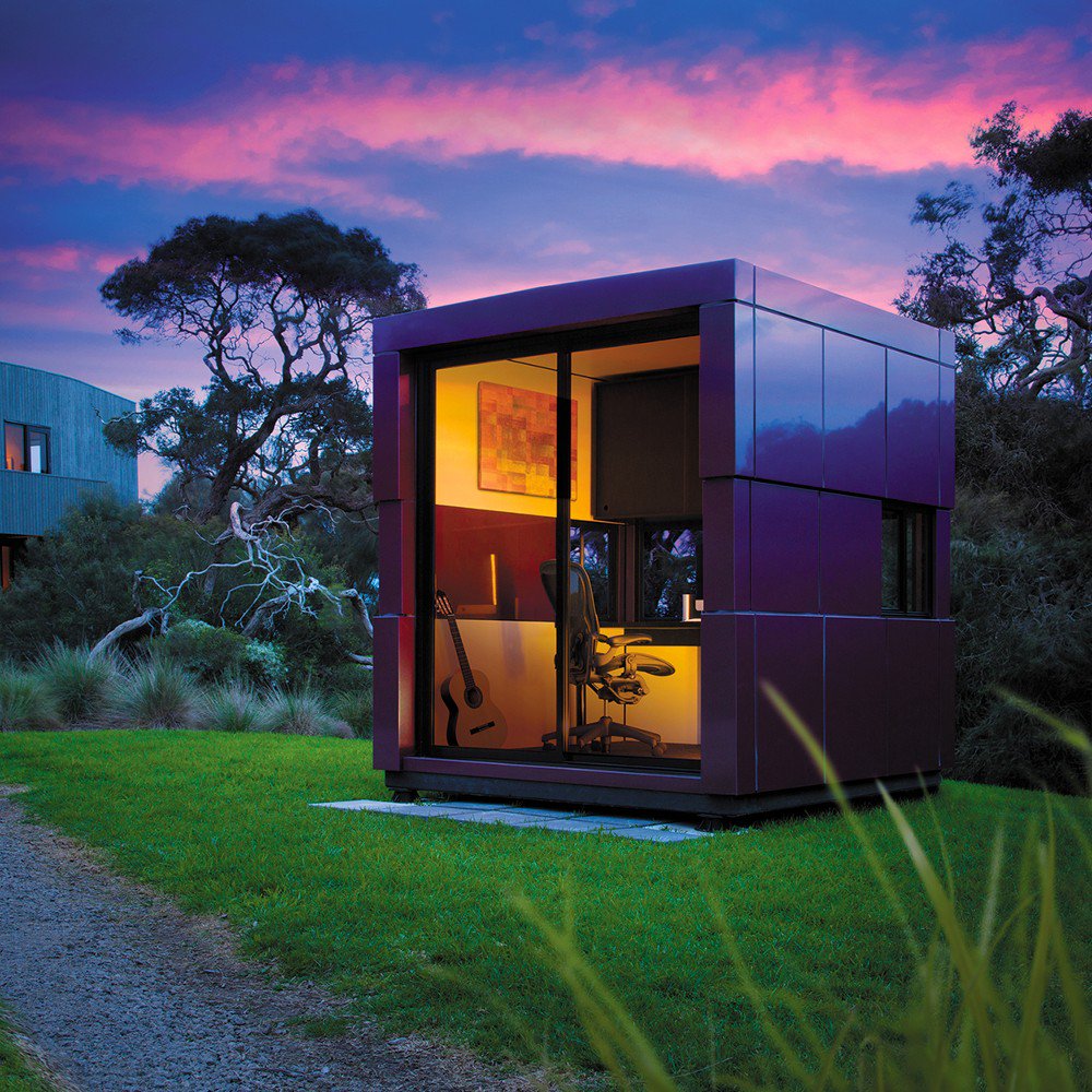 prefab studio pods by Harwyn: bit.ly/1XOf7Lq #Melbourne #Australia #architecture