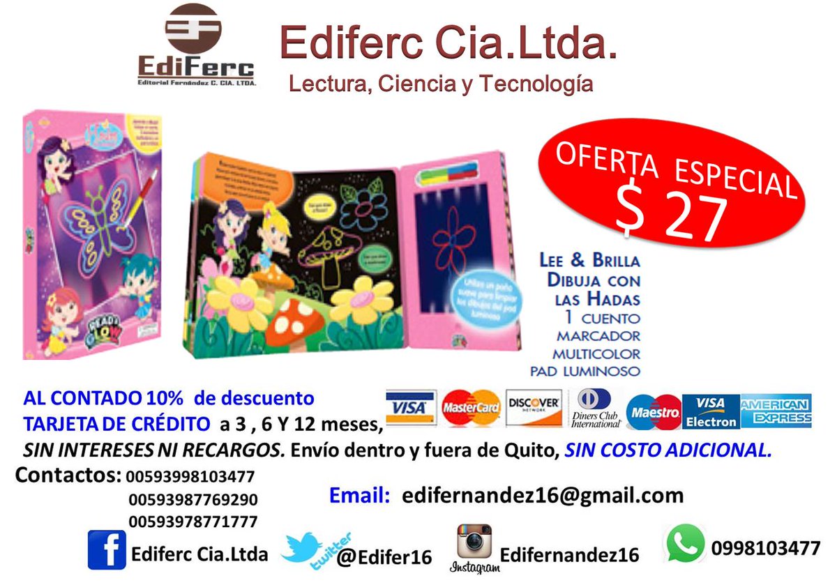Ediferc16's tweet image. “Los libros curan la más peligrosa enfermedad humana: la ignorancia”. Compra los mejores libros para niños! SIGUENOS