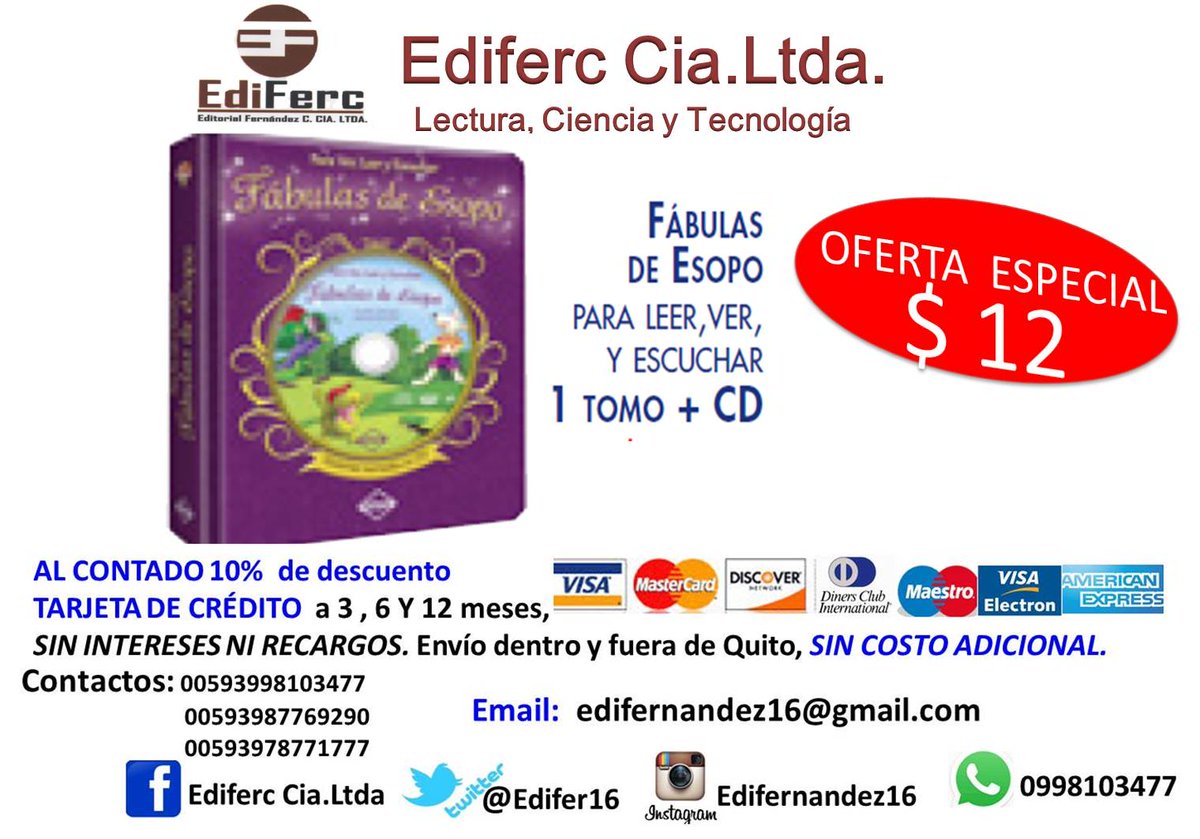 Ediferc16's tweet image. “Los libros curan la más peligrosa enfermedad humana: la ignorancia”. Compra los mejores libros para niños! SIGUENOS