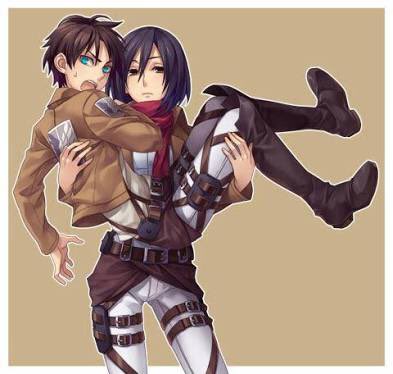 Mikasa_Queen's tweet photo. Mikasa wears the pants in this relationship 😂👌 https://t.co/rKRKHofh2g