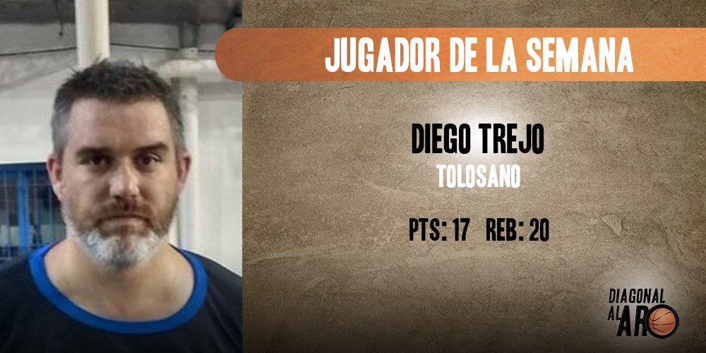 #ZonaB2 Diego Trejo tuvo una enorme actuación para <a href="/TolosanoBasquet/">C C Tolosano Basquet</a> y es el mvp de la fecha 9.