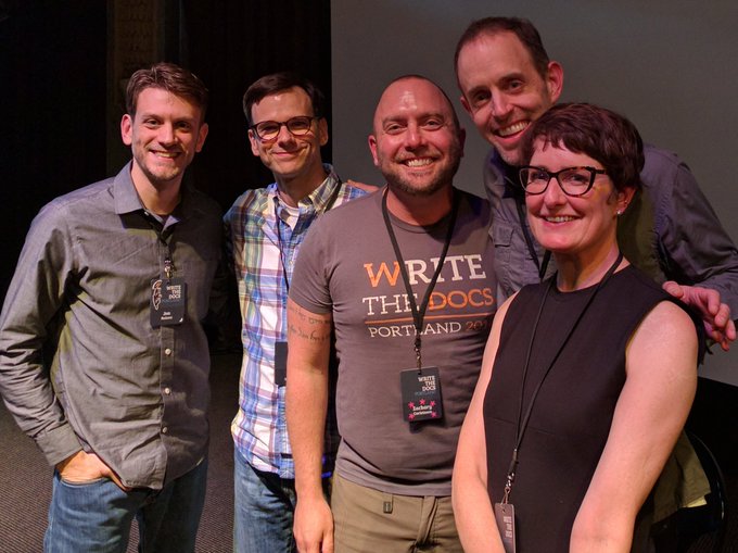 Great to be a part of the #WriteTheDocs panel on transforming  documentation processes. Thanks to all<a href="/tag/writethedocs"class="tags">#WriteTheDocs</a>