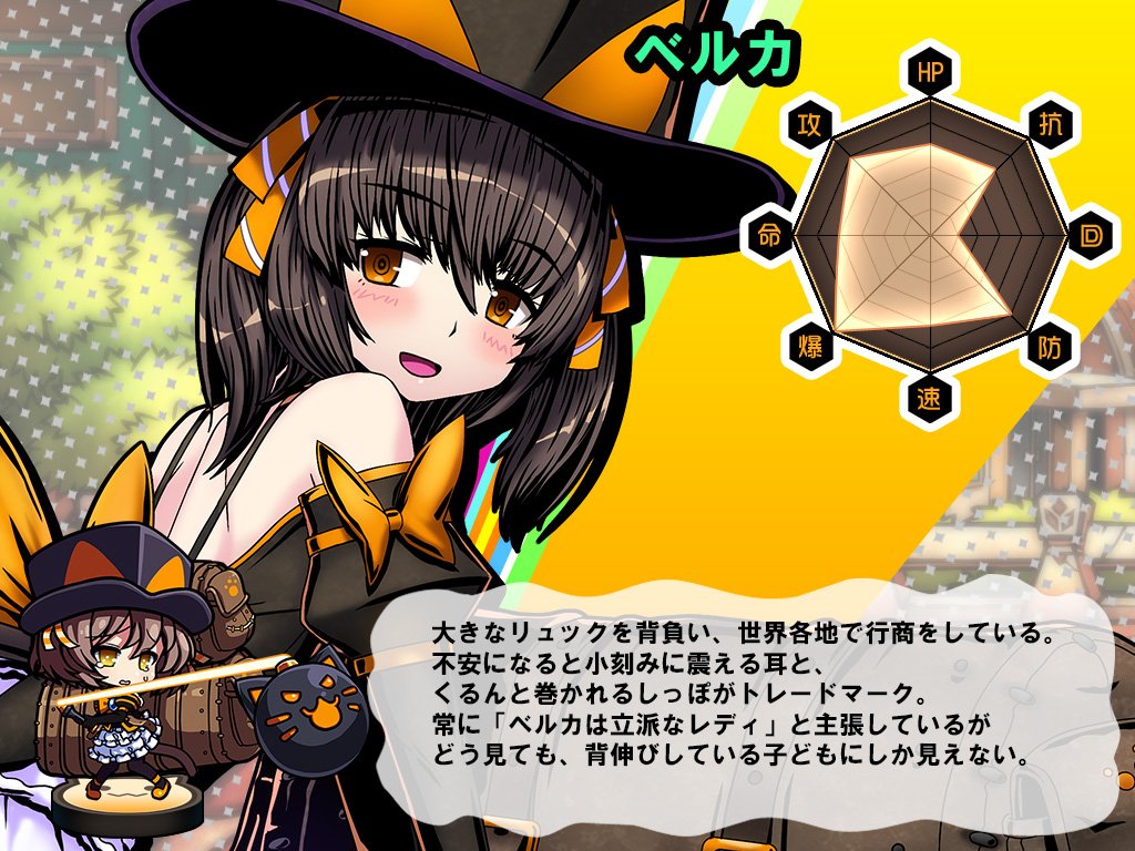 レムリアsc 運営 V Twitter 二人目は ベルカ 小動物的な愛くるしい外見の通り とっても臆病な女の子 行商で世界各地を回っているみたいですが 一向に度胸はつかないようです レムリアsc