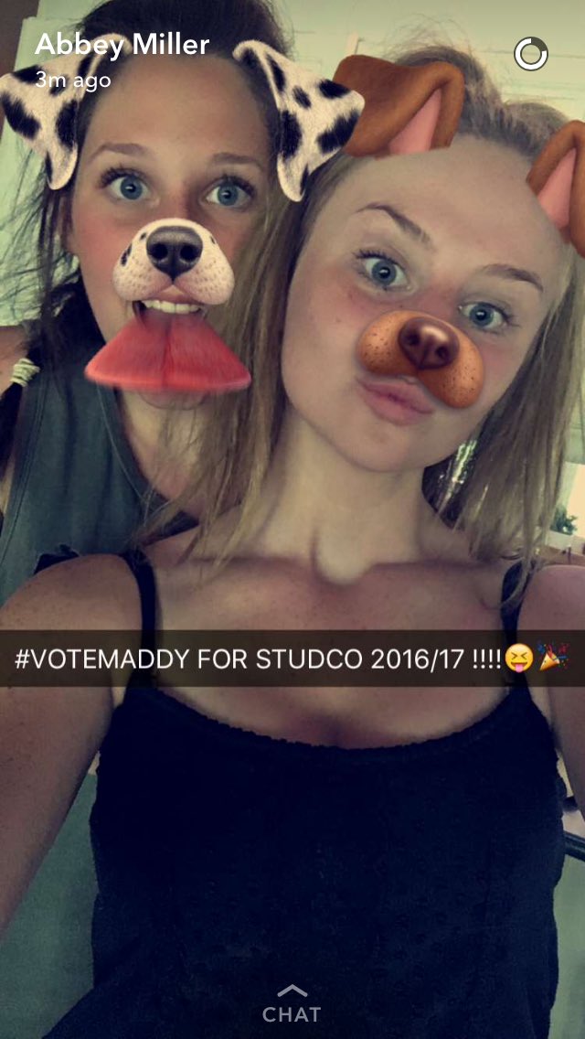 ASHVoteMaddy's tweet photo. Hey grade 9's!! Make sure to vote the same way as my cousin @millerabbey_ and #VoteMaddy 😝🎉 https://t.co/IpbhNPbLtT