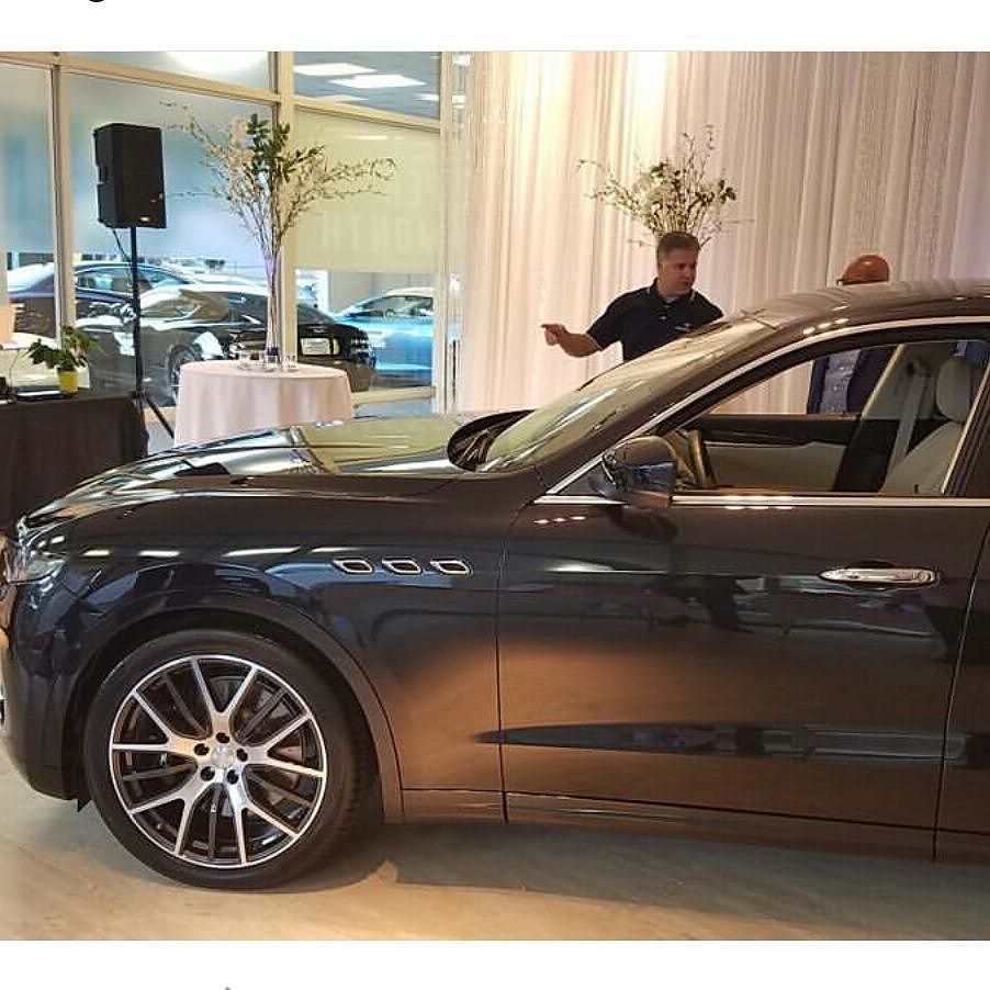 Awesome time @maseraticharlotte 
Introducing the all New - Levant The
Maseratitez.com of SUV
#bts #runway #…
