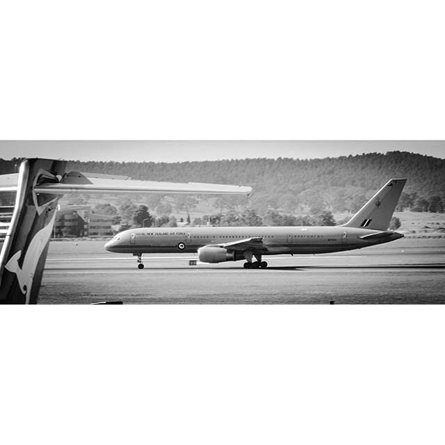 CanberraAirport's tweet image. The Royal New Zealand Airforce jet was spotted at #CanberraAirport last week (📷: @justinrh75) #AvGeek #VIPvisitors