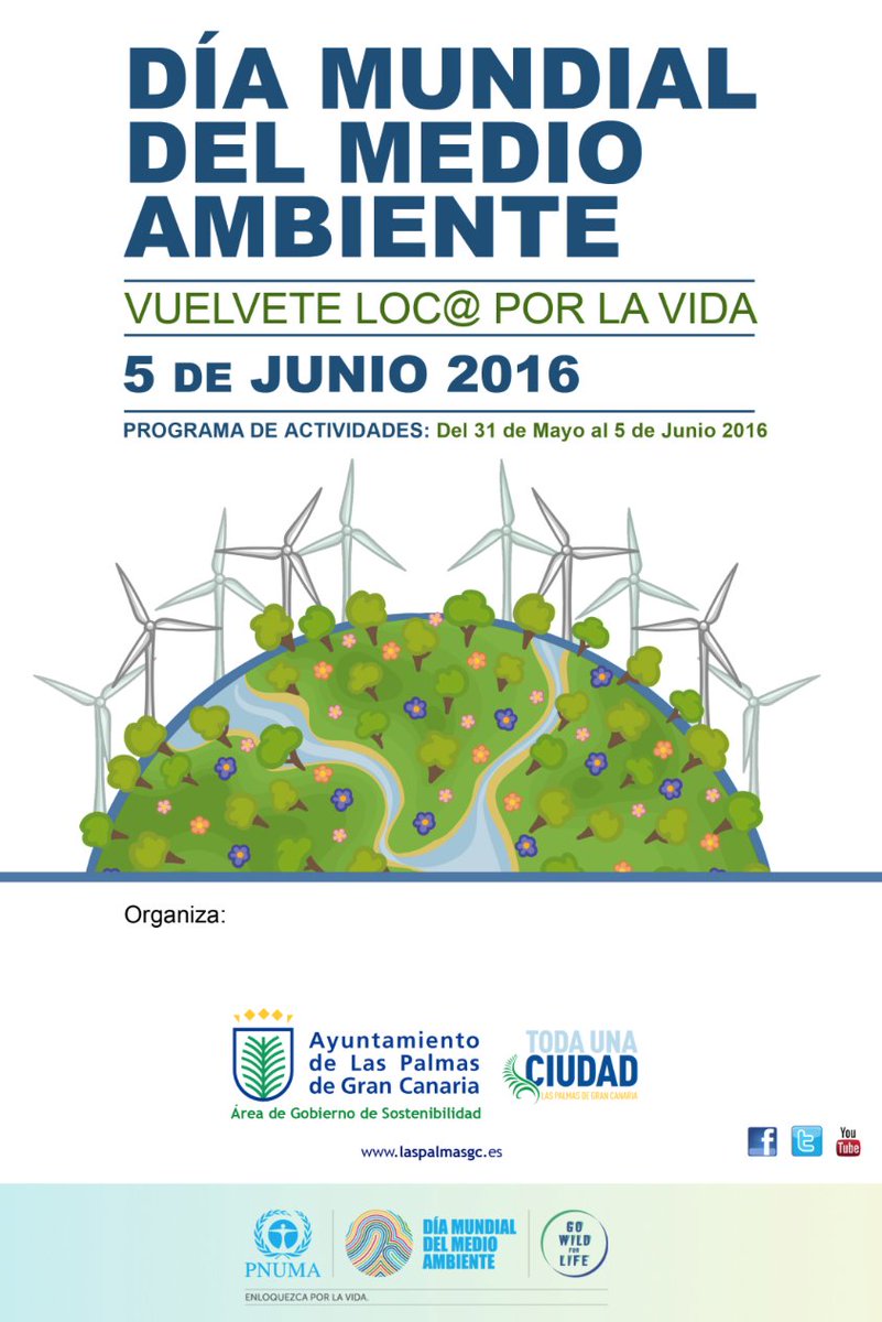 #5j #DiaMundialdelMedioAmbiente #GoWildForLife
Presentación actividades Concejalía Sostenibilidad miércoles 25