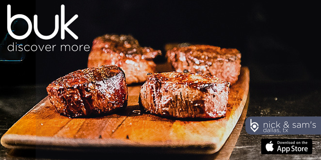 buk_app's tweet photo. Where's the beef? If you have to ask, you haven't been to @NickSamsSteak The perfect place to satisfy your craving. https://t.co/haXGocVVbf