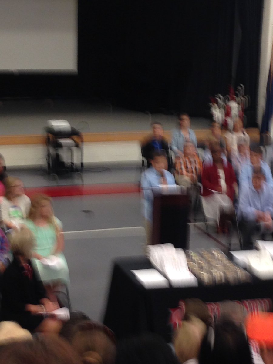 BCStudentAdv's tweet image. SSAC student Eddie Thomas addresses 5th grade promotion at TES @BCStudentAdv @Boone_County