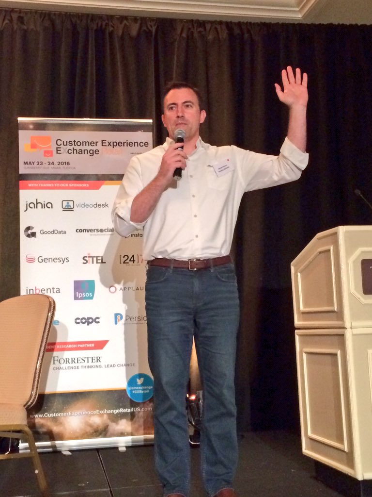 gooddata_ai's tweet photo. .@MikeBarrowJr of Tommy Bahama says feedback is key to customer experience; it shaped their new mission. #cxr #cx https://t.co/tSMYCemC92