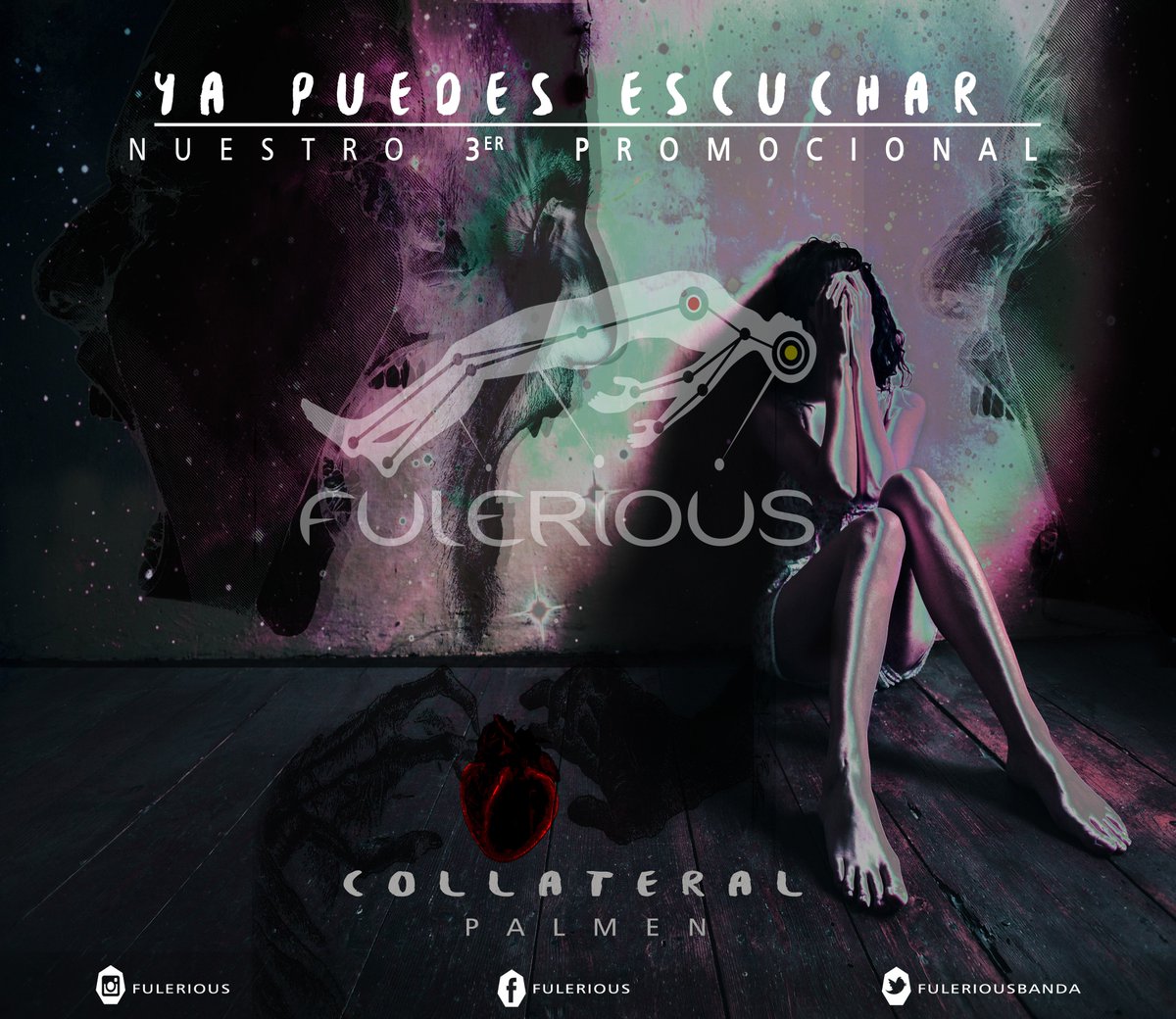 Hoy presentamos nuestro 3er promocional  COLLATERAL - Disfruta y comparte! soundcloud.com/fuleriousbanda…