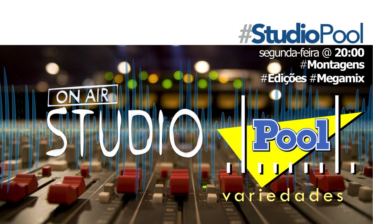 poolfmoficial's tweet photo. ==> EM INSTANTES: #StudioPOOL - As melhores #Montagens #Edições #MegaMIx
#radiopool #poolwe… https://t.co/oFzOe0jwhf https://t.co/pHSfowIdUZ