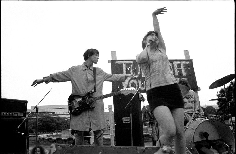 nwpassage1's tweet photo. Photos: Bikini Kill in the 90s https://t.co/u7bOCo8OSi
