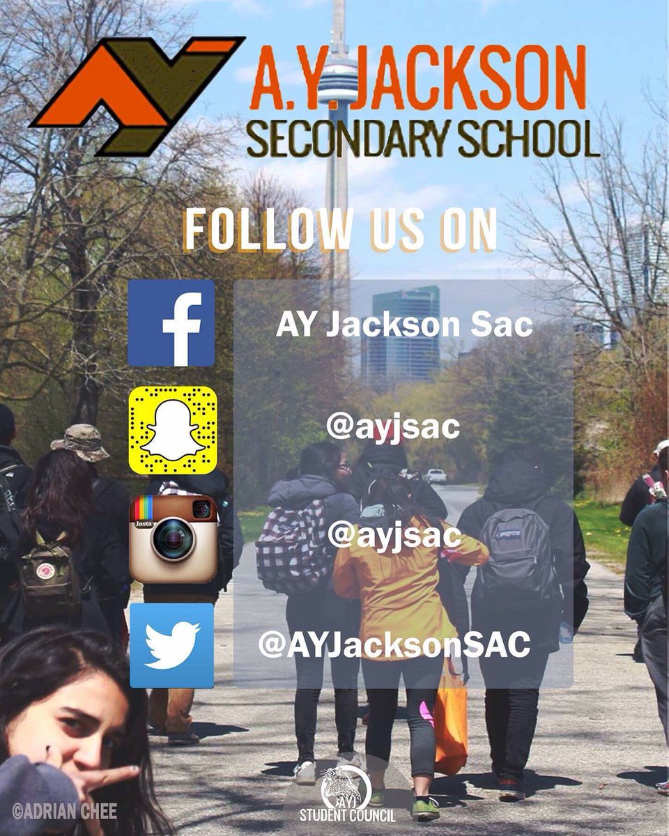 AYJacksonSAC's tweet photo. Are you following us on our social media yet? REMINDER: Day 1 tmrrw https://t.co/0RzuozLQbF