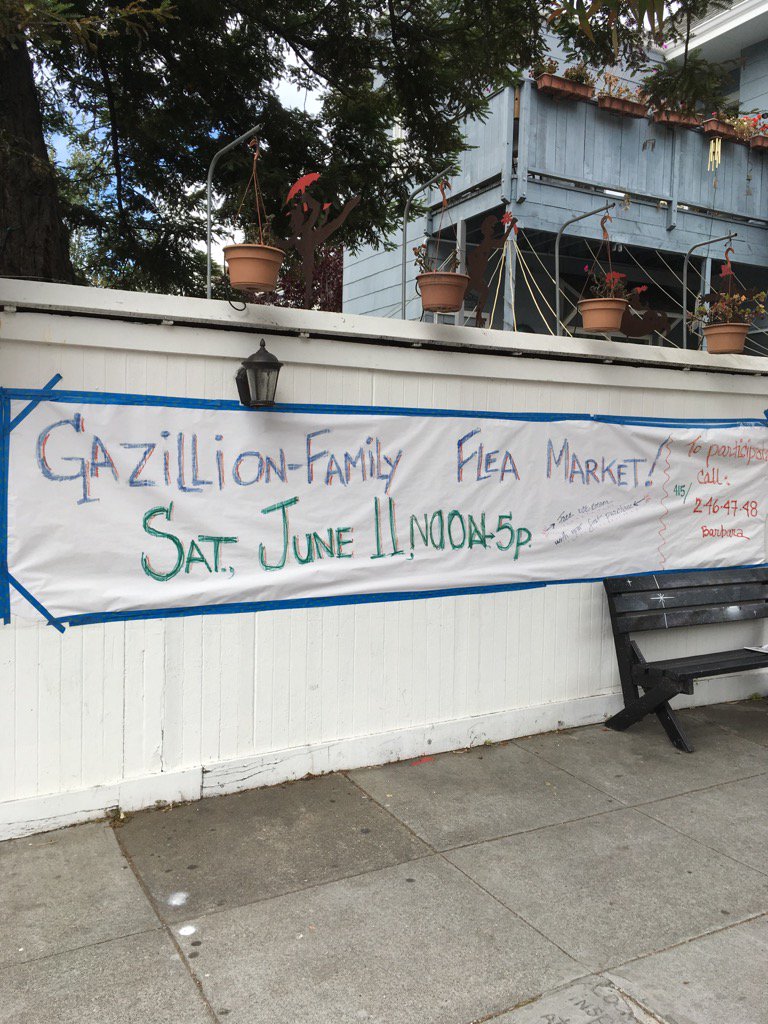 Gazillion Family Flea Market at 6th/Irving June 11th! At the house formerly known as "Yes We Can!"