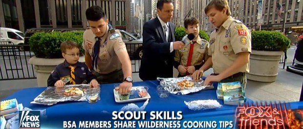 ScoutLifeMag's tweet photo. Scouts Share Wilderness Cooking Tips on TV https://t.co/dLYx7SXWC1 https://t.co/UAbZLweyEJ