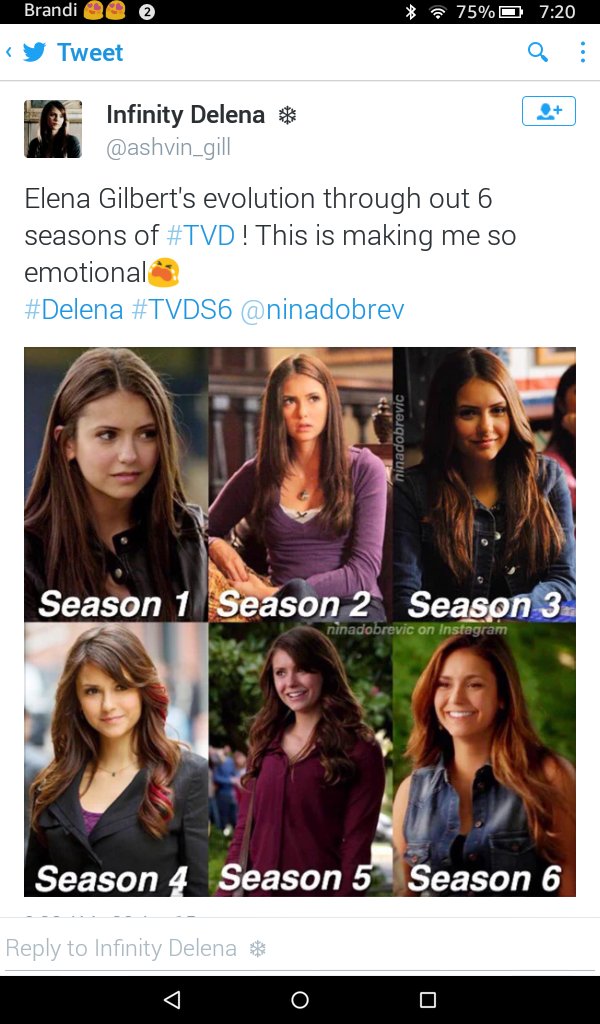 TheBamonDiaries's tweet photo. Elena's evolution was amazing especially season 7 Elena 💀 https://t.co/n6I6SAK3gI