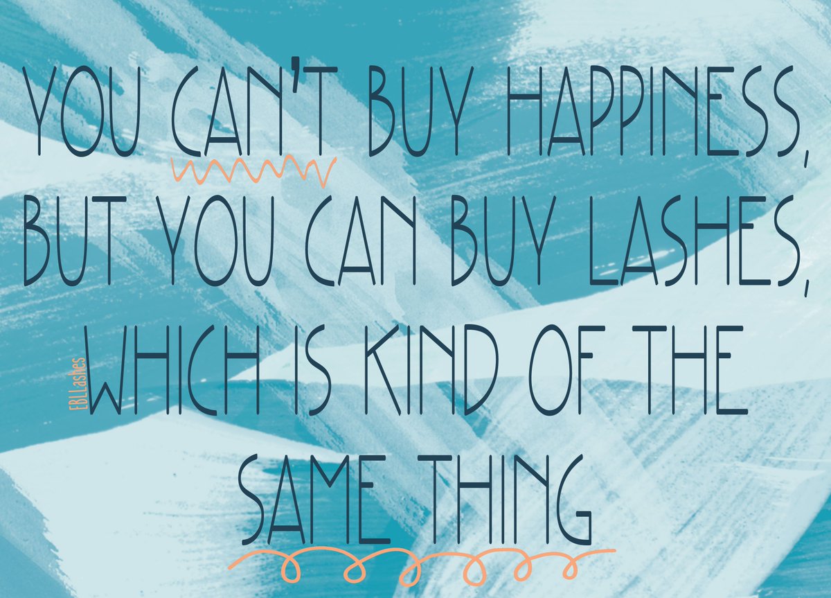 EBLlashes's tweet photo. Who else just cannot live without their lashes?  
#EBLlashes #LoveLashes #Happiness https://t.co/kZmiBNB1Sg
