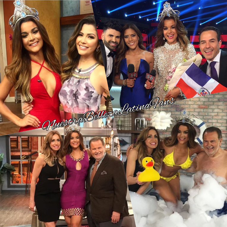NBL_FC's tweet photo. Clarissa fue invitada especial de Sal y Pimienta,Despierta America,y El Gordo y la Flaca en su 1er dia como #NBLVIP https://t.co/aPDQ5aQ44c