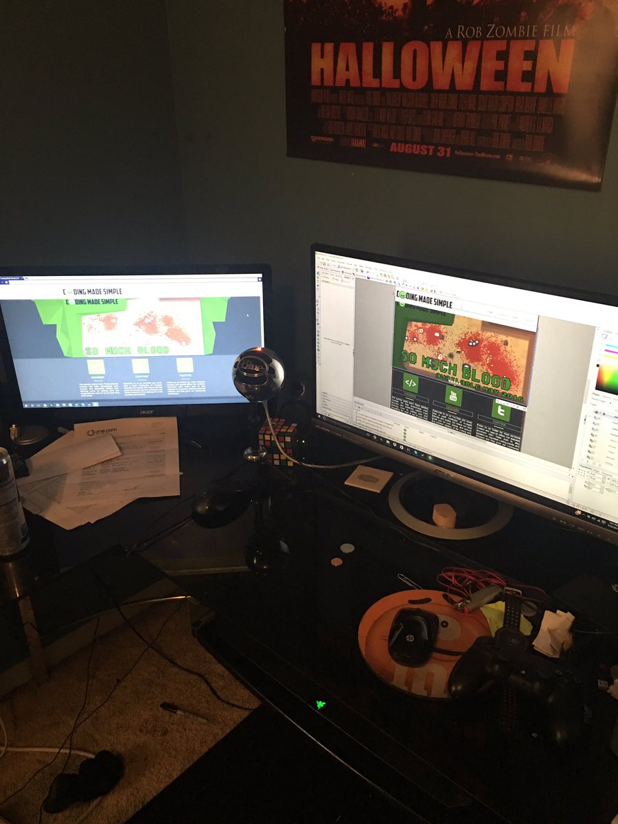 RealTutsGML's tweet image. Finally I can get cracking on the website #codingmadesimple