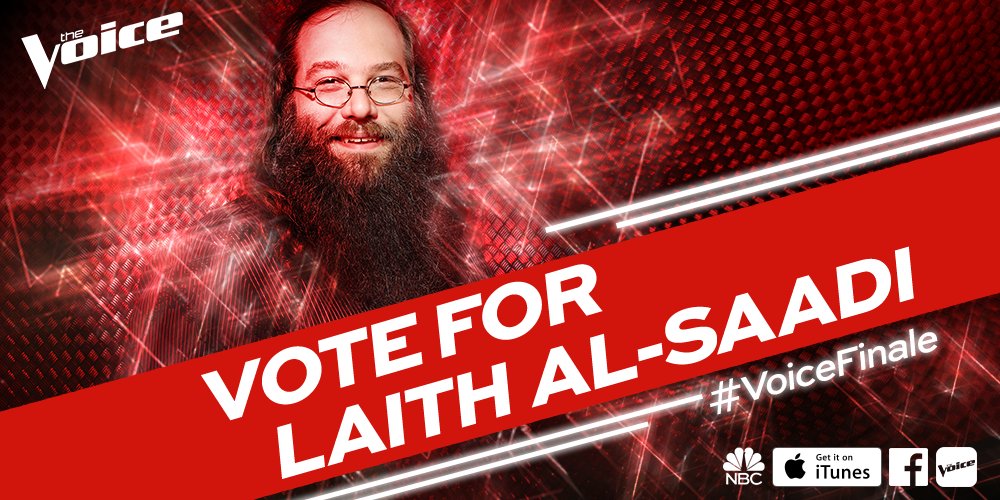 NBCTheVoice's tweet image. If you want @LaithAlSaadi to be named #TheVoice tomorrow night, RETWEET and vote. #VoiceFinale