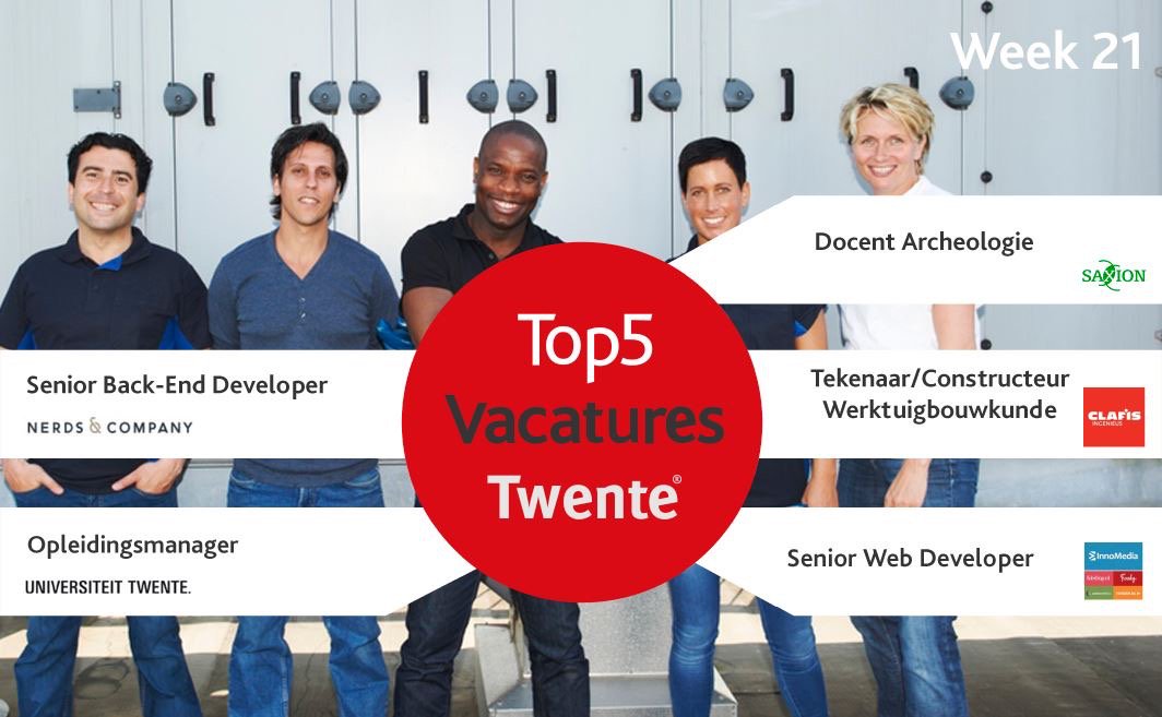 twente's tweet photo. Deze week in de spotlight #vacatures  @CLAFIS, @UTwente, InnoMedia, @Saxion @NerdsAndCompany https://t.co/cxd335E3ik https://t.co/wM919Ige4m