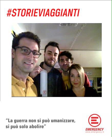 tartofu's tweet photo. A bordo del bluebird di @emergency_ong x dire basta guerre! #storieviaggianti #fb https://t.co/R9vTNPSAg7