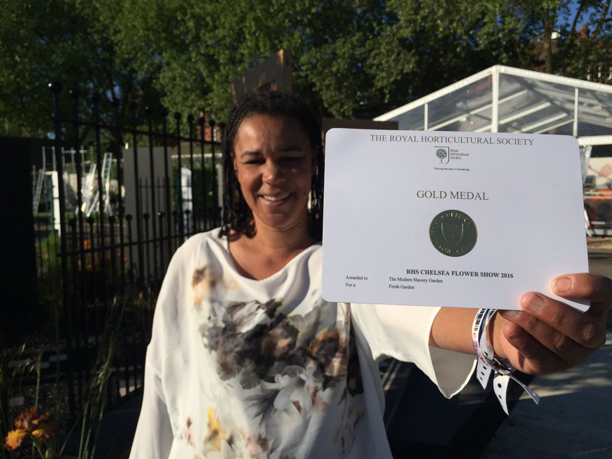 modernslaverygn's tweet image. #ModernSlaveryGarden wins GOLD at @The_RHS #RHSChelsea! Well done to @JulietSargeant! Thanks all for the support!