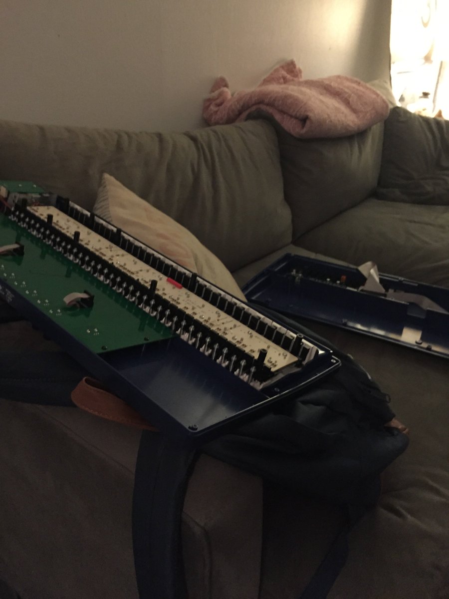 531_am's tweet image. New synthesizer, some play them. I take them apart first to see how they work. #synthnerd #synthporn #ultranova