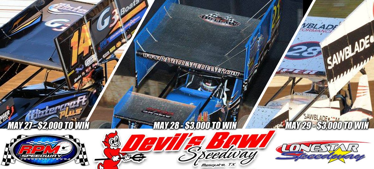 ASCS Gulf South Gearing Up For Three Night Memorial Day Weekend Swing - ascsracing.com/news/?i=38353&…