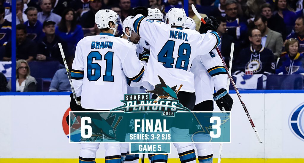 SanJoseSharks's tweet photo. One away. #SilenceTheBlues 

📄 https://t.co/RKYoo83h1t
🎟 https://t.co/nr7xqXQxrx https://t.co/b8munUos7U