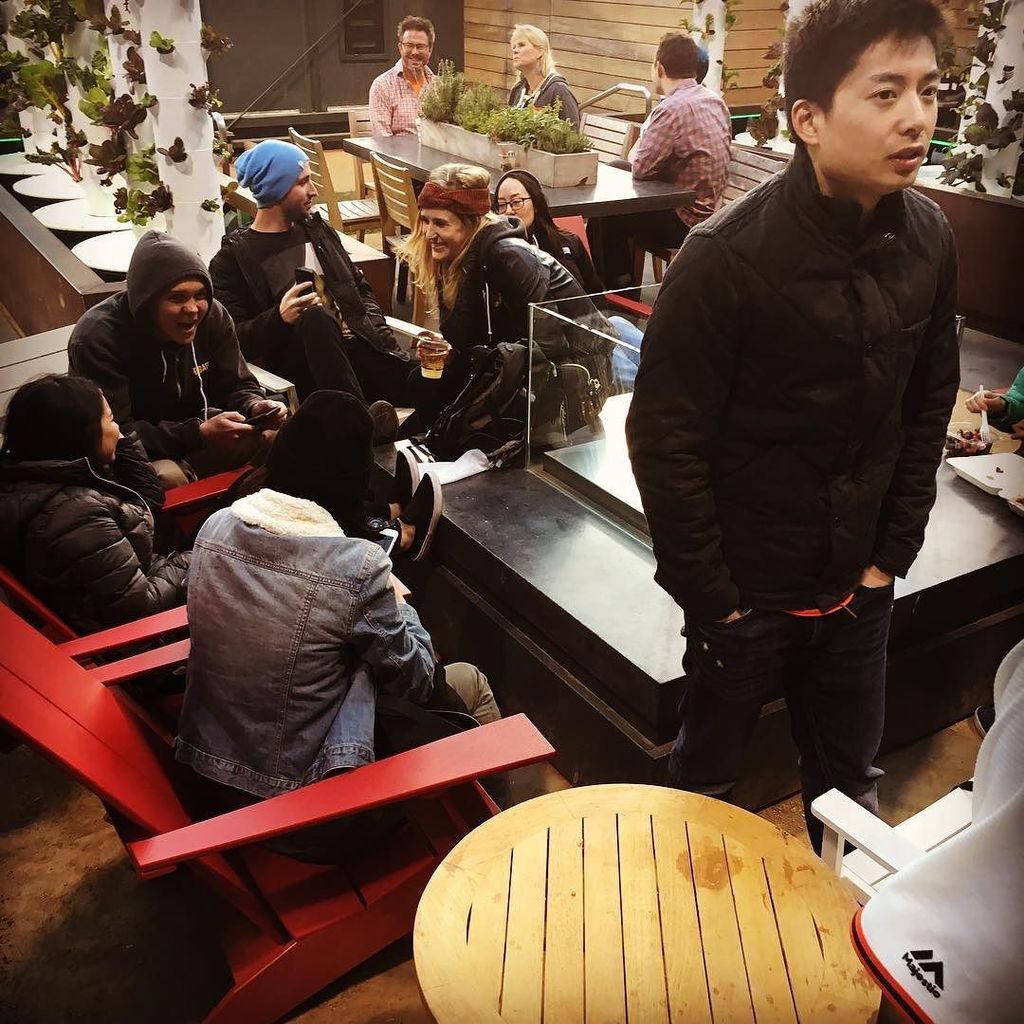 Anthonyyyy's tweet photo. Beer garden #sfgiants https://t.co/BqwRziTxKl