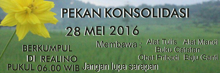 himapensi_usd's tweet photo. Jangan lupa ya teman" besok Sabtu tanggal 28 Mei 2016 untuk angkatan 2015 pekan konsolidasi tempat desa wisata kelor https://t.co/JO9I3rq7sz
