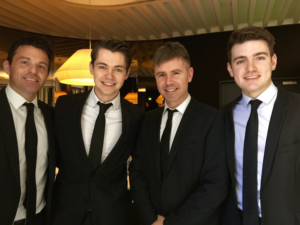 The Rat Pack are suited and booted for another few songs.. :-) <a href="/CelticThunder/">Celtic Thunder</a>