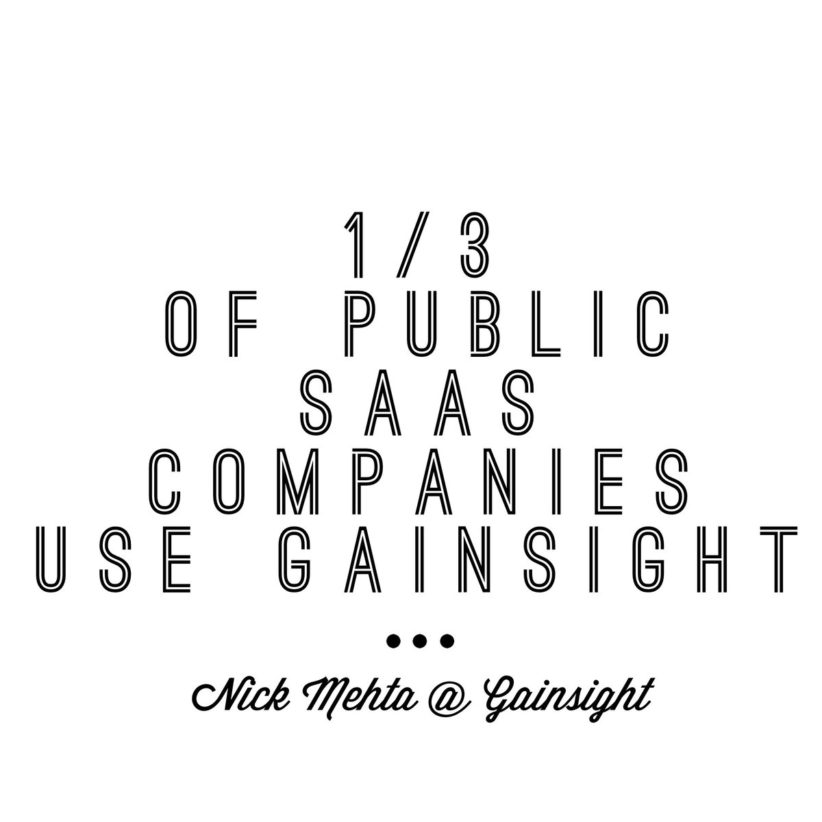 Incredible to hear the meteoric rise of <a href="/GainsightHQ/">Gainsight</a> from #ceo <a href="/nrmehta/">Nick Mehta</a> on <a href="/saastr/">SaaStr.ai</a> buff.ly/27N9a5L #saas #vc